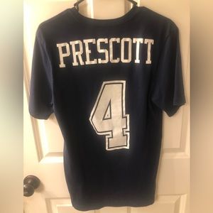 Nike Dallas Cowboys Dak Prescott #4 T-Shirt—Size Small